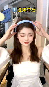 (1pc) Korean Style Plain Elegant Sponge Headband for women (Random)