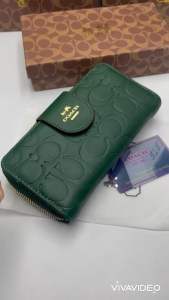 New กระเป๋าสตางค์ รุ่นทูอินวันหนังปั้มสีล้วนงานสวยงานดีมีอุปกรณ์ครบพร้อมส่ง