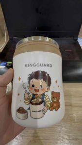 Bình Đựng Cháo Cho Bé 580ml KINGGUARD Kèm Thìa Inox 304 - Hộp Đựng Súp Cơm Thức Ăn Mang Đi Làm Đi Học