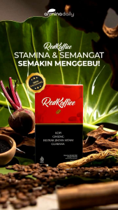 RED KOFFIEE KOPI MERAH 1 BOX ISI 10 SACHET