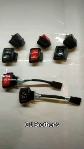 Tombol Saklar Dim 3 Mode Pass Beam Piwpiw Honda Merah Vietnam PNP Beat Vario 125 150 Spacy Scoopy dan PNP hampir semua motor Honda PassBeam