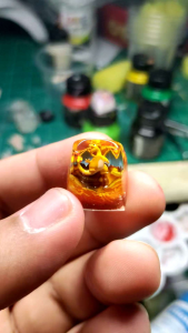 คีย์แคปโปเกม่อน (น้อง ลิซาดอน) คีย์แคปแฮนด์เมด Keycap Pokémon