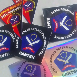 stiker vinyl bppkb banten stikerhologram isi 3 pcs
