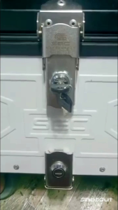 SEC Top Box Lock Replacement. SEC Alloy top box only. Box type design only. Top box lock replacement. SEC lock