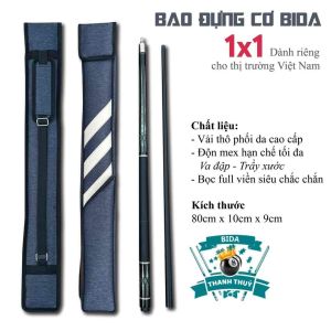 Bao đựng cơ bida Bao 1x1  Bao vải cao cấp Phụ kiện giá rẻ
