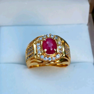 CINCIN BATU RUBY AFRIKA KUALITAS SUPER