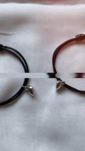 Gelang Couple Spiderman Miles & Gwen Tali Korea Waterproof
