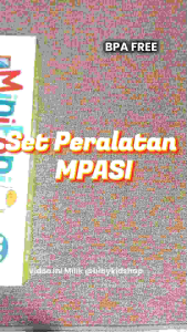 MINIPONI Feeding Set Baby 7 In 1 Murah Tempat Makan Bayi MPASI Cowok Cewek Perlengkapan Makan Bayi