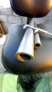 Pipa Besi Seamless Od 41mm / Id 31mm Tebal 5mm panjang 20cm sampai 50cm