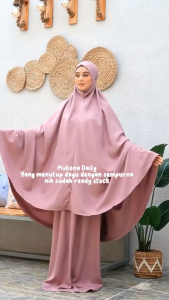 Mukena Malaya Jumbo GHANIA Menutup Dagu