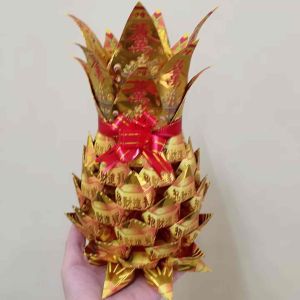 Papercraft Ong Lai (1pair medium size） - 1对招财&开运黄莉 (中号) / 附有招财字 / 随机发货 - 适合供奉各大神过年