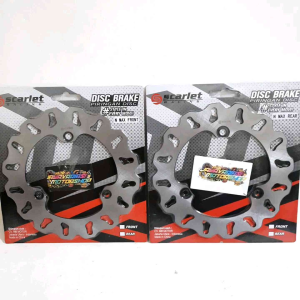 Piringan Cakram Variasi Disc Brake Depan & Belakang By Scarlet Racing Matic Pnp Yamaha Nmax 155 Old/ Nmax 155 New/ Aerox 155