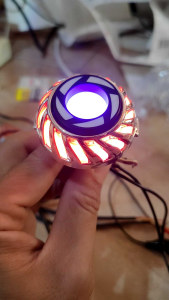 Lampu stop rem belakang projie rainbow spiral bulat kotak universal beat aerox pcx