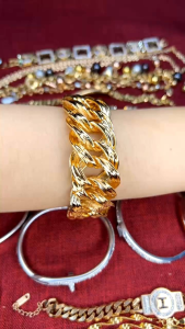 Gelang Xuping Sisik Naga Besar Kaitan S - Perhiasan Wanita Kualitas Premium