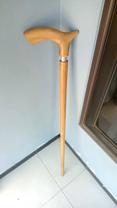 tongkat jalan kayu cendana wangi motif cula premium h426