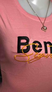 LADIES SHIRT EMBROIDERY COTTON BRANDED OVERRUN #code pe bh