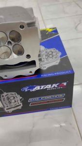 ฝาสูบ ATAKA WAVE125 4V อัลลอย วาล์ว 19/22 22/25 24/27 25/28 อุปกรณ์ครบชุด