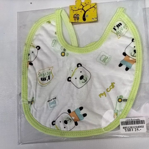 MT ผ้ากันเปื้อนผ้าคอตตอนคล้องคอสำหรับเด็กอ่อน ราคา25บ.