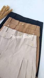 Rok Wanita Terbaru Bahan Twill Stretch bisa COD - Aomi Shirt