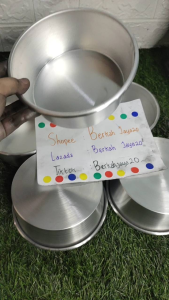 cetakan loyang kue bolu bulat press tanpa sambungan UK 16cm