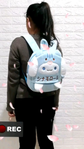 Tas Ransel Boneka Kaki Gantung Kuromi Tas Anak