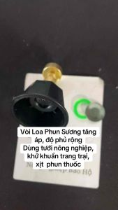 Vòi Loa Phun Sương Tăng Áp Béc Loa Phun Sương Điều Chỉnh Được Chế Độ Phun - Nông Nghiệp BH Phú Hưng