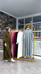 KALIYYA MIDI DRESS ✅ Nadheera Luxury ( ( READY STOK)