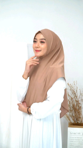 Hijab Dagu Jilbab Inara Jersey Kerudung Malay asize L
