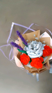Buket uang/buket give/buket wisuda