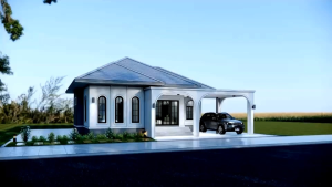 แบบบบ้านปั้นหยา 1 ชั้น