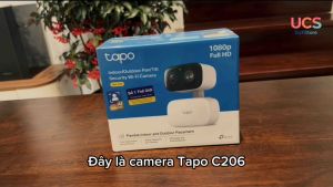 Camera WiFi TP-Link Tapo C206 2MP Full HD–Quay 360° Dùng Trong Nhà&Ngoài Trời IP65 Nhìn Đêm Có Màu