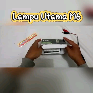 LAMPU UTAMA LED MOTOR 3 SISI DAN 6 SISI LUMINOS ECO9 MODEL RTD AC DC HI LOW SOKET H6 H4 H7 MOTOR SUPER TERANG