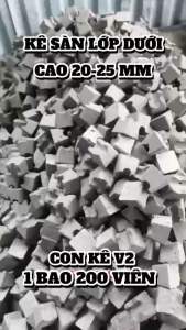 Con Kê Bê Tông Kê Sàn V2 Cường Độ Cao (20x25mm) - 1 Bao 200 Viên | Kê Thép Sàn Đệm Kê Thép Xây Dựng