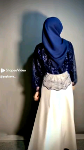 Outer Crop top brokat/crop top Atasan Wanita