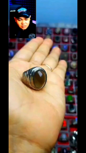 Cincin batu akik solar padang solok aceh cincin pria mantap
