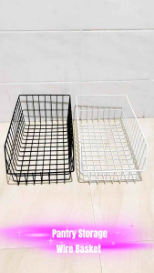 Pantry Organizer Kitchen Cabinet Storage Basket Desktop Bin Basket