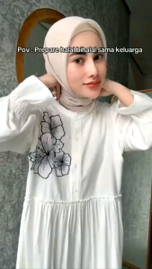 Gamis Wanita Model Rempel Model Terbaru Gamis Rampel Rayon