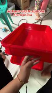 SCALLOP CRATE ALATONE STACKABLE food storage