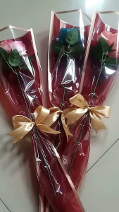 buket mawar 1 kuntum buket single rose buket boneka MINI buket mawar buket valentine buket kado hadiah ulang tahun wisuda anniversary souvenir perayaan