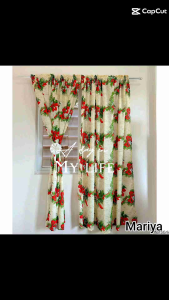 ✨ CHRISTMAS DESIGN DOOR/WINDOW KITCHEN SINK CURTAIN ✨
