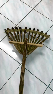 ไม้กวาดมือเสือ ทำจากไม้ไผ่ ชุด5ด้าม