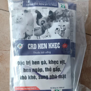 CRD hen khẹc. Thuốc trị hô hấp hen khẹc suyễn lợn hen ghép tiêu chảy. Thú y tây bắc