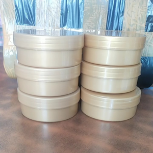 [ per 10 PCS ] pot lulur 250gr gold tua| gold muda | pot lulur 250gr kosong |  pot hb kosong 250 ml |  tempat Hb kosong 250 ml