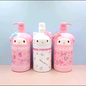 BOTOL SABUN CAIR 1 LITER IMPORT / BOTOL PUMP HELLO KITTY / BOTOL SABUN CAIR MELODY