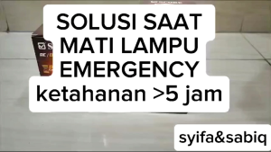 BOHLAM LED / EMERGENCY LED / LAMPU DARURAT SCORE 9W-18W