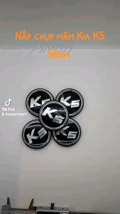 Nắp chụp mâm KIA K5 size 58mm-Dùng chung nhiều mẫu xe Kia (Giá bán là 1c)