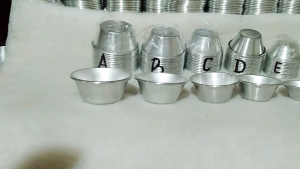 13PCS)cetekan bolu kukus tipe pendek TDK bolong+BONUS plastik segitiga