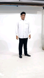 Kemeja Koko Pria Jumbo Lengan Pnjang Bigsize Besar Putih Terbaru MLXL2XL3XL4XL5XL6XL7XL