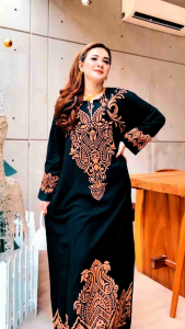 VIRAL!!! Daster Longdress Hitam Resleting Depan Busui Bumil Terbaru 2024