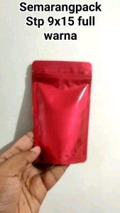 Standing Pouch 9x15 cm Non Window Ziplock Plastik Klip 50 Pcs
